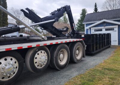 Delivering trash bins